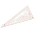 thumbnail image 1 of 1:3 1:4 1:5 Proportion 90 Degree Triangle Scale Ruler Design Pattern Making, 1 of 8