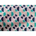 thumbnail image 4 of oneOone Organic Cotton Voile Fabric Circle Geometric Decor Fabric Printed BTY 42 Inch Wide, 4 of 4