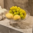 thumbnail image 2 of Miogawg Fruit Bowl, Decorative Glass Bowl, Decorative Pedestal Bowl For Home Kitchen Decor, Fruit & Vegetables Holder Storage, 2 of 6