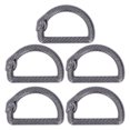 thumbnail image 1 of 5Pcs D Rings Zinc Alloy Sturdy Durable Multifunctional Wide Application Metal D Rings for Bag Backpack BeltGray, 1 of 14