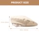 thumbnail image 2 of unbranded Beret De Cuero Beige Estilo Vintage Con Protección El Sol Y Único Para Mujer, 2 of 8
