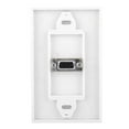 thumbnail image 3 of Qiilu HD USB, Socket,VGA Socket Wall Mount Panel Adapter Wall Socket ABS Material, 3 of 8