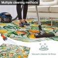thumbnail image 5 of Summer Orange Outdoor Rug 4x6 Ft - Reversible Patio Rug Outdoor Camping Rugs, Pastoral Fruit Botanical Flowers Washable Indoor Outdoor Area Rugs, Non-Slip Outdoor Carpet Runner for Deck/Porch, 5 of 8