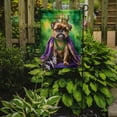 thumbnail image 2 of Brussels Griffon King of Mardi Gras Garden Flag 11.25 in x 15.5 in, 2 of 5
