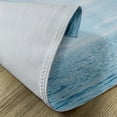 thumbnail image 5 of Ambesonne Nautical Place Mats Set of 4, Calm Sea Paradise, Standard Size, Pale Blue, 5 of 6