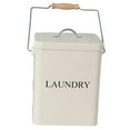 thumbnail image 4 of Tnarru Laundry Powder Container Storage Tin Box Accessories Practical Decor with Lid Handle Metal Organizer for Laundry Room Kitchen White, 4 of 8