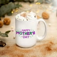 thumbnail image 2 of Happy Mother's Day Coffee Mug Floral Mothers Day Mom Mug, Minimalist Mom Gift, From Daughter, From Son, From Husband For Wife, Ceramic Novelty Coffee Mugs 11oz, 15oz Mug, Tea Cup, Gift P, 2 of 4