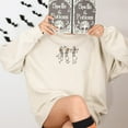 thumbnail image 4 of Dancing Skeletons Pumkin Heads Embroidered Sweatshirt, 4 of 5
