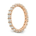 thumbnail image 5 of 14k Rose Gold Round Cut Diamond Eternity Wedding Band Anniversary Ring Size 5.5 - 1.85 Ct., 5 of 5