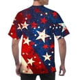 thumbnail image 4 of purcolt 4th of July Men's Short Sleeve Graphic Tees Flag Printed Patriotic Shirt (Available in Big & Tall, S-5XL), 4 of 6