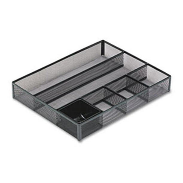 Eldon Office Products 22131 Deep Desk Drawer Organizer, Metal Mesh