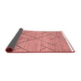 thumbnail image 2 of Ahgly Company Indoor Round Abstract Red Modern Area Rugs, 6' Round, 2 of 4