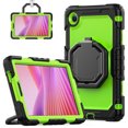 thumbnail image 2 of Case for Lenovo Tab One/K9 8.7 Inch 2025, 360 Rotating Stand Handle Shoulder Strap Heavy Duty Shockproof Cover, Lime PC, 2 of 7