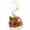 Sandy Scramble, variant on Interactive MigiMouse 360? Rolling & Spin with Mesh Plastic Tail for Indoor Cats Motion Sensor, Realistic Squeak, Rechargeable Plush Kitten (Grey)