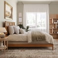 thumbnail image 3 of Madison King Solid Wood Foundation Bed in Light Toffee, 3 of 13