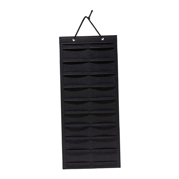 Soporte de pinza para el pelo de fieltro, soporte de exhibición, almacenamiento, exhibición, para colgar el cabello Negro