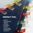 thumbnail image 3 of Cuadros Decorativos 40pcs Clip de plástico pequeño multifunción colorido Clips de hacha Abrazadera de carpeta de costura Tmvgtek embutido en tela, 3 of 7