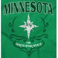 thumbnail image 2 of Cute Minnesota North Star Floral MN Women's Plus Size Graphic Tee Brisco Brands 5X, 2 of 3