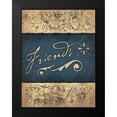 thumbnail image 2 of Grey, Jace 12x14 Black Modern Framed Museum Art Print Titled - Friends, 2 of 5