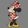 thumbnail image 2 of Junior's Mickey & Friends Smiling Minnie Mouse Portrait  Cowl Neck Sweatshirt, 2 of 4