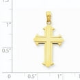 thumbnail image 3 of Finest Gold 14K Yellow Gold Passion Cross Pendant, 3 of 4