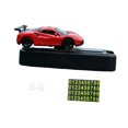 thumbnail image 4 of Mini modelo de coche 1/64 con matrícula de aparcamiento, dinámico, decorativo, fácil de instalar. Rojo, 4 of 9