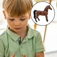 thumbnail image 4 of PENGXIANG Figurine Animale Cheval pour Enfants 11.2x13.8cm Foncé, 4 of 8