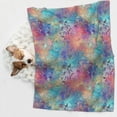 thumbnail image 6 of Yiaed blue pink colorful cracked texture Print Dog Blankets-Cat Blanket Washable for Couch Protection,Puppy Blanket, Soft Plush Reversible Throw Furniture Protector-Medium, 6 of 8