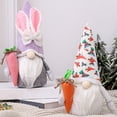 thumbnail image 4 of JeashCHAT Easter Gnomes Decorations, Plush Easter Bunny Handmade Swedish Elf Stuffed Doll Rabbit Gifts Cute Easter Faceless Dwarf Bunny Household Ornaments, Home Decor, 4 of 5
