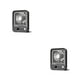 thumbnail image 3 of Yuarrent Ventilador de nebulización Ventiladores de aire electrónicos portátiles recargables Humidificador de enfriamiento Gris 2piezas Yuarrent CBP211596, 3 of 5