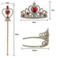 thumbnail image 2 of Accesorios para vestir princesas: Cosplay, corona, cetro, carnaval, fiesta de cumpleaños, fiesta de Halloween., 2 of 4
