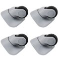 thumbnail image 1 of 2 Pares de Ruedas de Repuesto para Maletas, Ruedas Giratorias Silenciosas A08, Ruedas de Goma, Accesorios para Carritos, Color Gris., 1 of 7