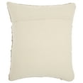 thumbnail image 2 of Nourison Natural Leather Hide Woven Leather Beige Decorative Throw Pillow , 20" x 20", 2 of 5