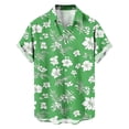 thumbnail image 4 of Iyufng Summer Shirts for Men Short Sleeve Hawaiian Shirts Printed Casual Beach Shirts, 4 of 8