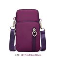 thumbnail image 1 of Factory Direct Crossbody Mobile Phone Bag Vertical Fabric Mini Small Bag Wrist Arm Mobile Phone Bag Three-Layer Coin Wallet, 1 of 7