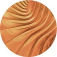 thumbnail image 1 of Ahgly Company Machine Washable Indoor Round Transitional Orange Red Orange Area Rugs, 6' Round, 1 of 7
