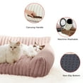 thumbnail image 3 of Cat Couch Bed Cute Pet Bed for Small Medium and Large Cats and Dogs Fluffy Sofa Bed for Pets Indoor with Non-Slip Bottom & Washable Cover, 3 of 8