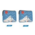 thumbnail image 7 of FORMRS 15-15.6 inch Laptop Sleeve Case Soft Carrying Quilted Computer Bag Cover, Snow Mountain, 7 of 7
