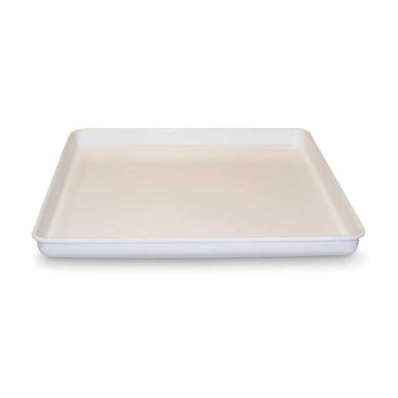 Mfg Tray Tray, 24.25 in L, Fiberglass, White 6021012232