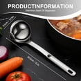 thumbnail image 6 of Stainless Steel Oil Separator Soup Ladle Gravy Food Fat Separator Skimmer Spoon Grease Strainer Separater Hot Pot Oil Filter Spoon For Home Kitchen And Cooking,Soup Colander 12 Inch, 6 of 6