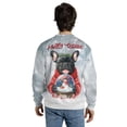 thumbnail image 5 of Hello Welcome Winter French Bulldog Holding Snow Globe Snowman All Over Print 3D Sweatshirt Unisex Merch Dog Lover Gifts - 13015, 5 of 6