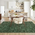 thumbnail image 4 of Garvee 10'x13' Vintage Floral Area Rugs Oriental Carpet, Washable Rug Non Slip Stain Resistant Rug Low Pile Indoor Mats for Living Room Bedroom Home Office, Green, 4 of 7
