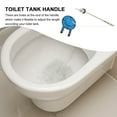 thumbnail image 2 of Toilet Tank Handle Assorted Color 2Pcs 10.24X1.97X1.38in Plastic Copper Flush Lever for Bathroom Use, 2 of 8