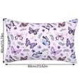 thumbnail image 2 of 16×24 Inch Reversible Vintage Floral Lumbar Pillow Cover, Chinoiserie Boho Farmhouse Linen Cushion Case, Neutral‑Tone Spring Decorative Throw Pillow Shell for Sofa, Couch and Bedroom Bed Decoration, 2 of 2