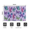 thumbnail image 5 of Purple Butterfly Colorful Pattern Door Rugs,Washable Non Slip Door Mats Indoor,Decorative Door Mats,Entry Mat Indoor for Entrance,Bedroom,Kitchen,Bathroom,16"x24", 5 of 6
