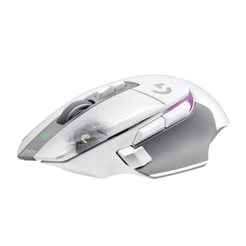 Logitech G502 X Plus Wireless Gaming Mouse (White) Bundle