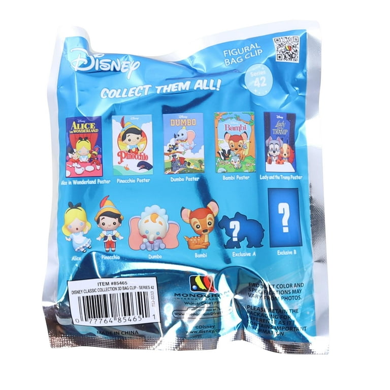 Disney Classic Collection Series 42 3D Foam Bag Clip | 1 Random