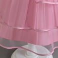 thumbnail image 6 of OSOLU Toddler Kids Girl Dress Summer Sleeveless Bowknot Princess Dress Catwalk Performance Dress Lovely Dailywear, 4-5 Years, 6 of 9