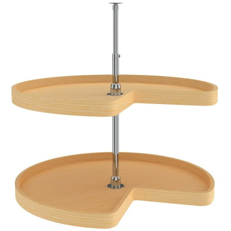 

Rev-A-Shelf 32 Wooden Cabinet 2-Shelf Kidney Lazy Susan Certified Refurbished