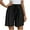 Black, variant on Dvprdro Womens Summer A Line Shorts Casual Solid High Waist Drawstring Wide Leg Beach Shorts with Pockets